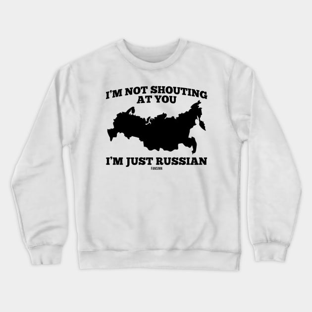 Russia Russia Eurasia Crewneck Sweatshirt by fansinn